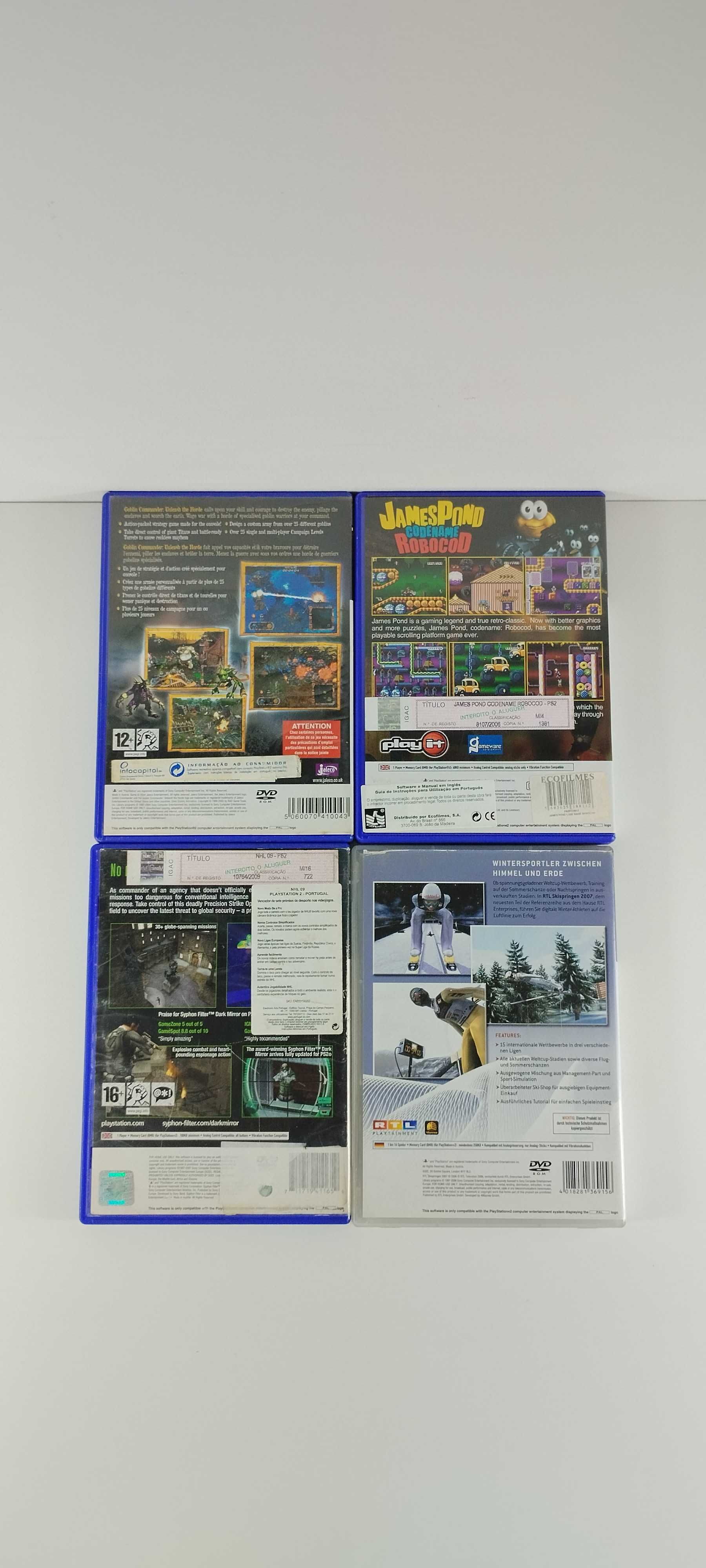 Lote 4 Jogos Playstation 2 PS2