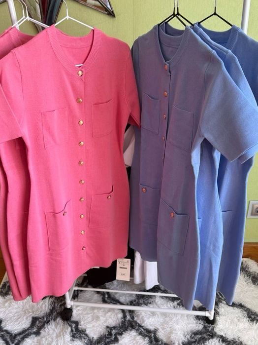 Promoção de Mine vestido de malha feminino, nos tamanhos S,M,L.