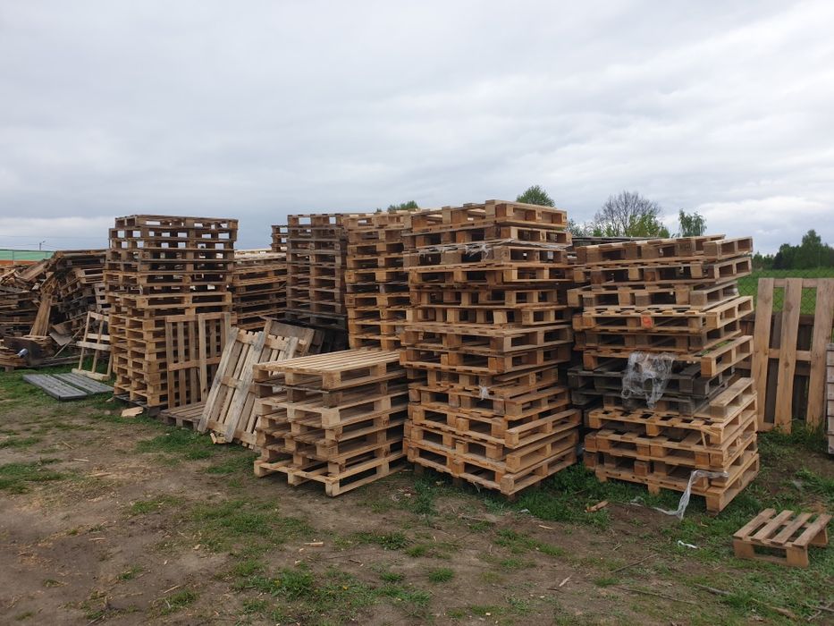 Palety drewniane, przemysłowe 110x130, 100x100, 95x95, euro