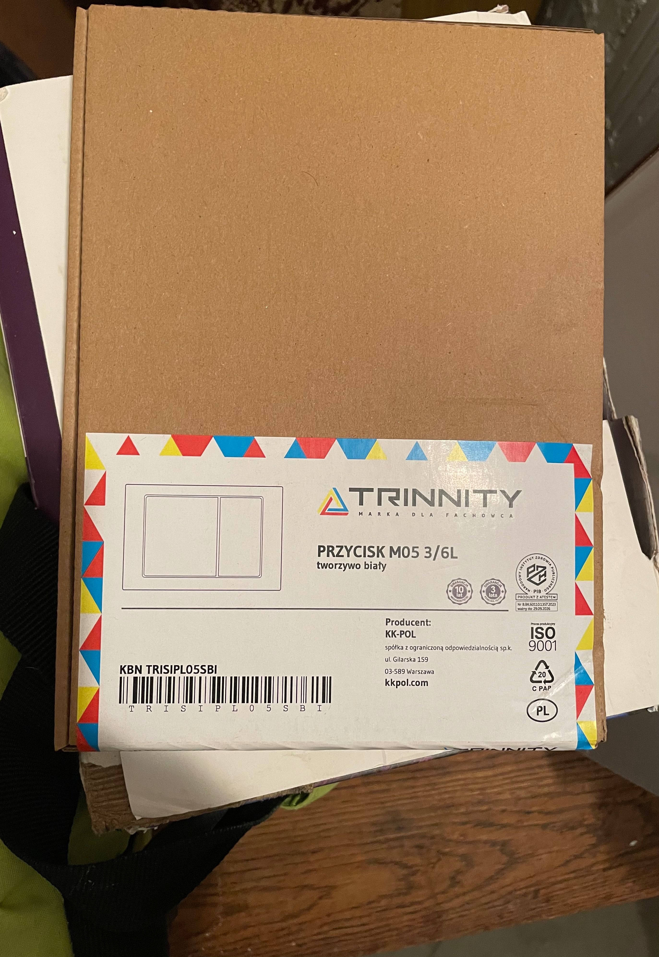 Trynnity przycisk i uszczelka