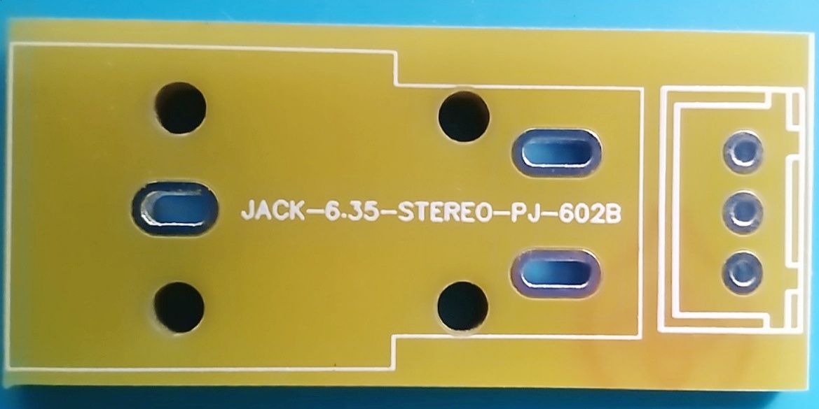 Плата адаптер для PJ-602B разъем для наушников 6.3