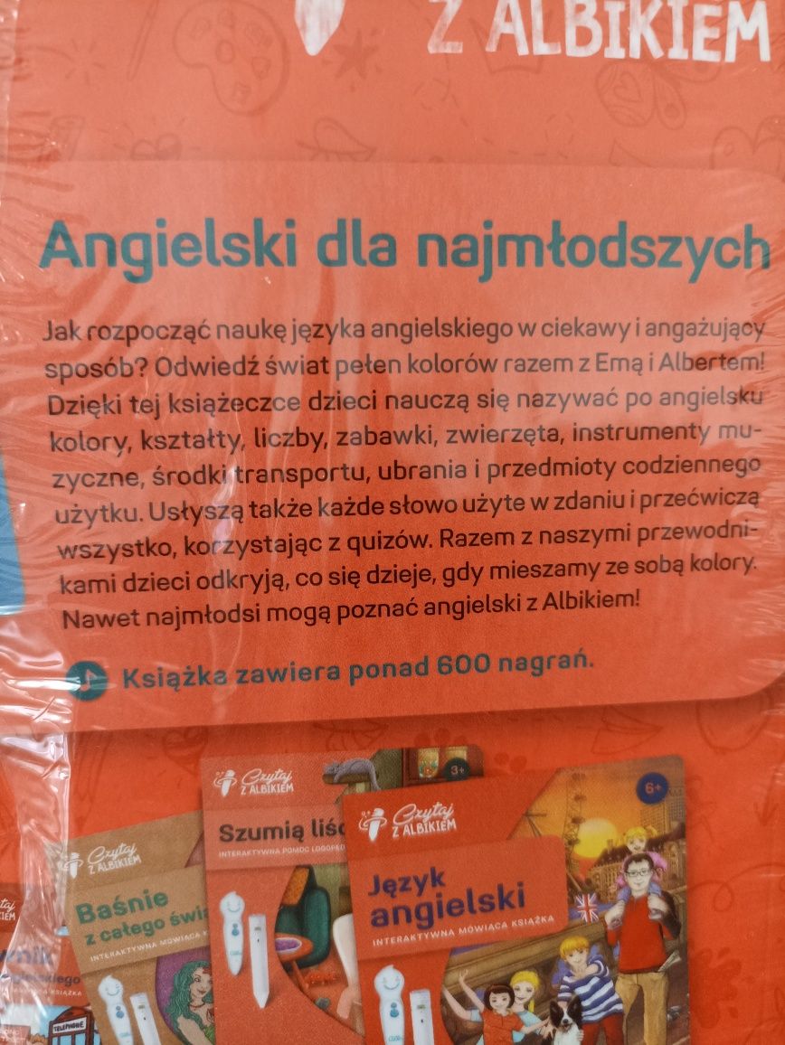 Czytaj z Albikiem Albik Albi książka My First Book of Colours