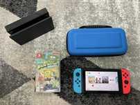 Nintendo switch full zestaw + dodatki