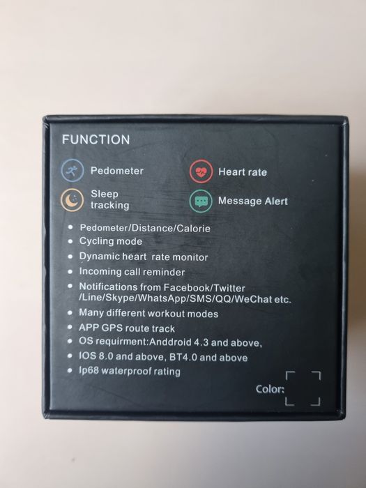 Zegarek męski Smartwatch czarny