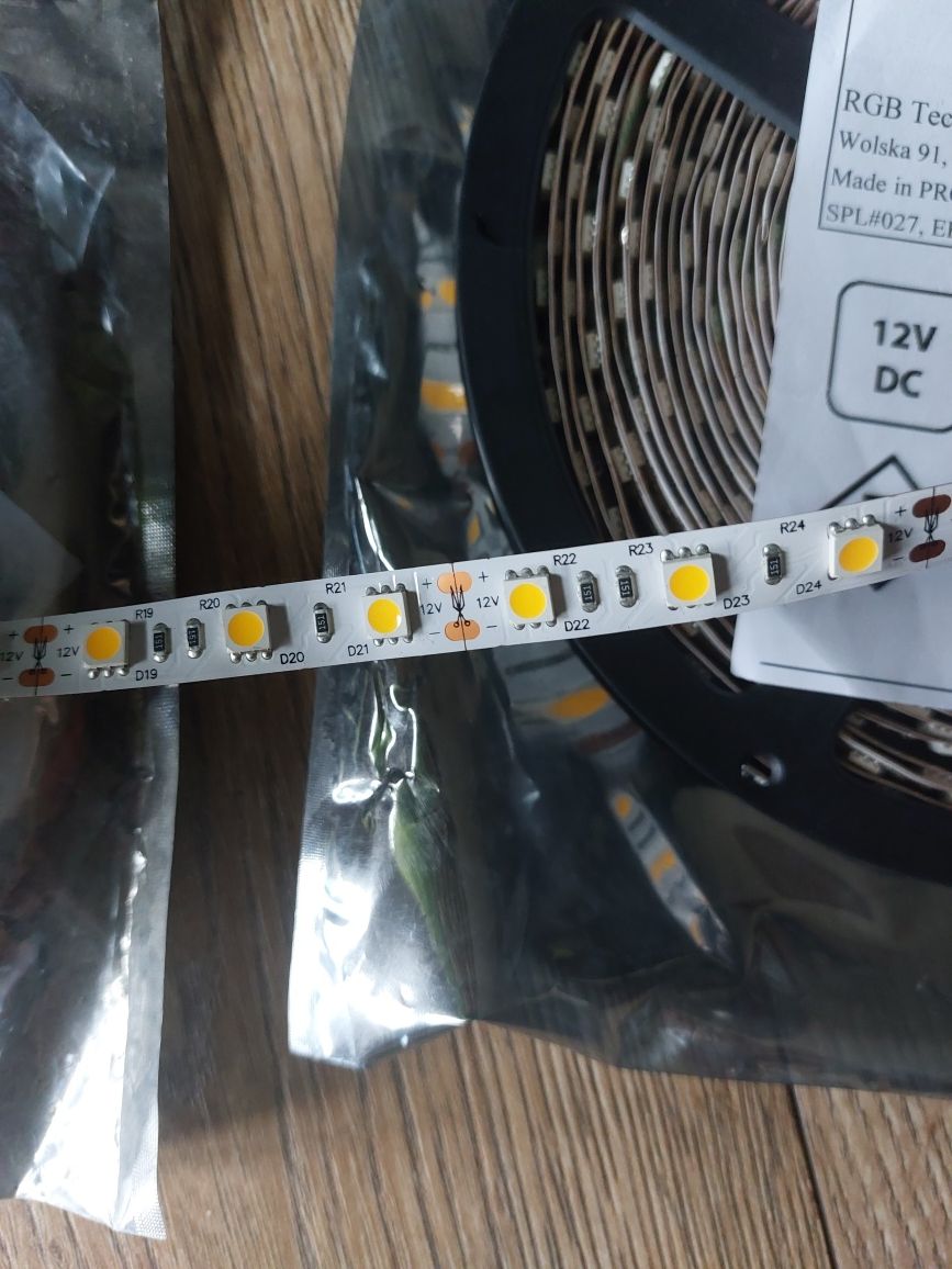 Taśma LED 10m barwa ciepła