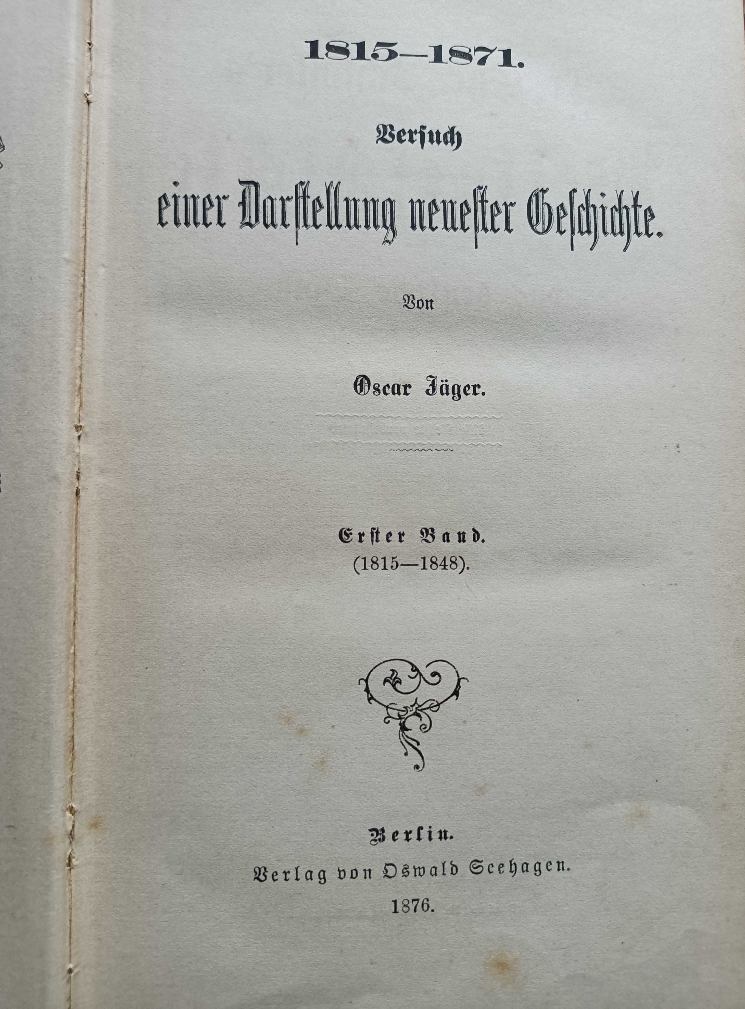 PREZENTACJA historii najnowszej - Oskar Jager , W JĘZYKU NIEMIECKIM,