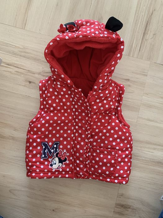 Ocieplany bezrękawnik dla dziewczynki