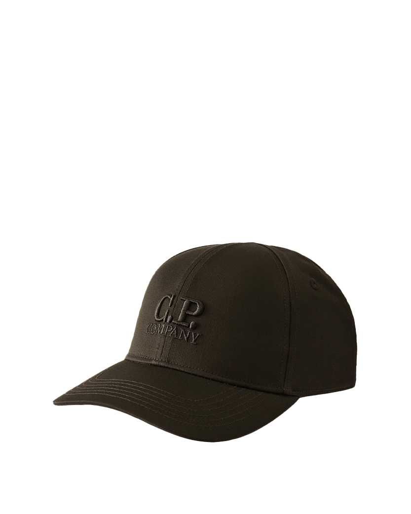 Кепка C.P. Company Gabardine Logo Cap Black 18CMAC282A006288A