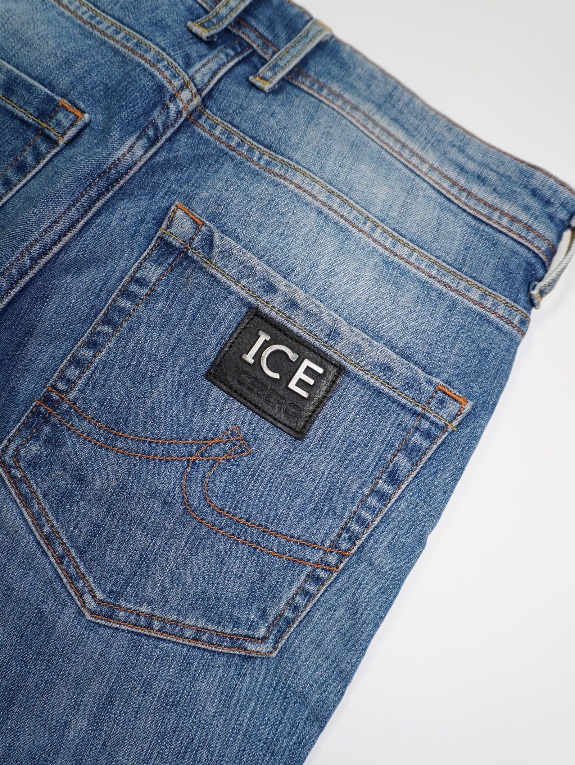 Iceberg jeansy męskie Amsterdam 30 M logo drip spodnie