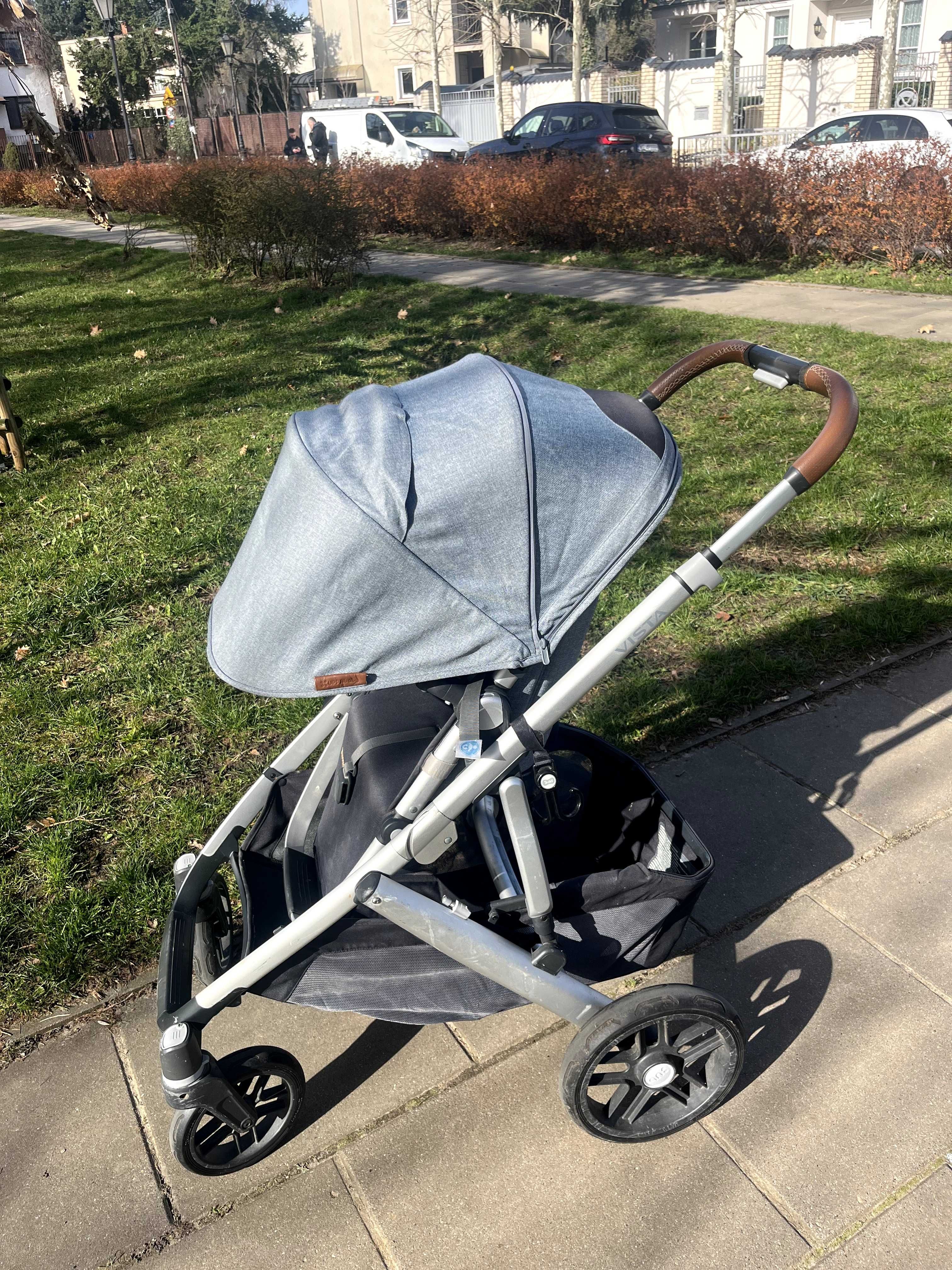 Uppababy Vista 2 3 w 1 + orginalna mufa na zime