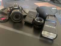 Nikon D5100 z obiektywem  Sigma