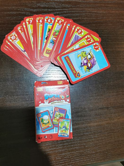 Gra karciana Piotruś Super Zings Super Things gra dla dzieci karty