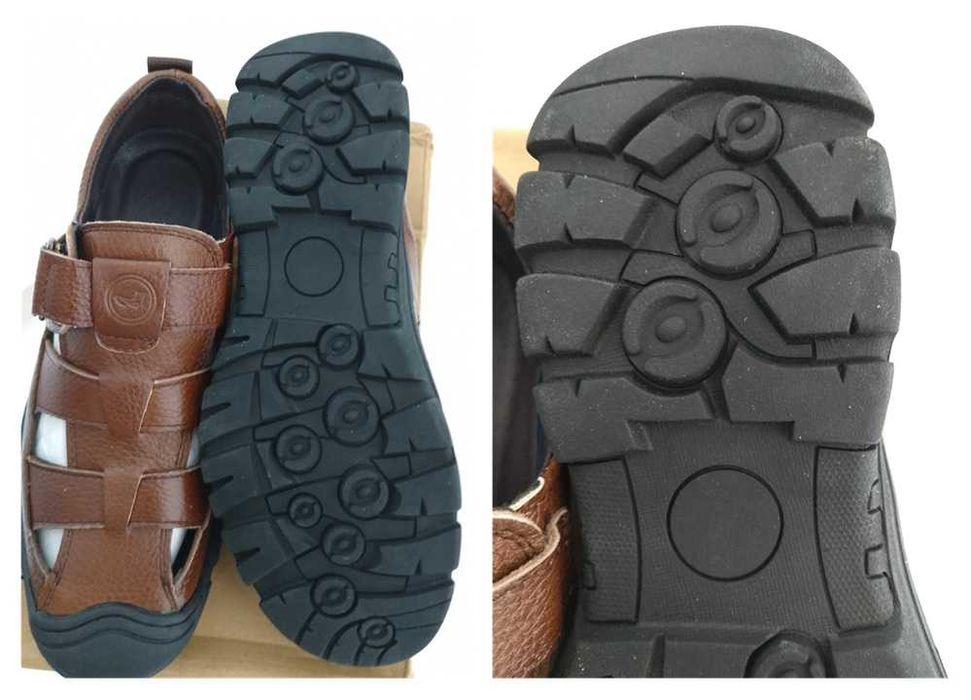 Sandálias para homens de couro Tam: 40 (293)