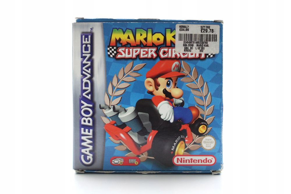 Mario Kart Super Circuit Nintendo Game Boy Advance Pudełkowa