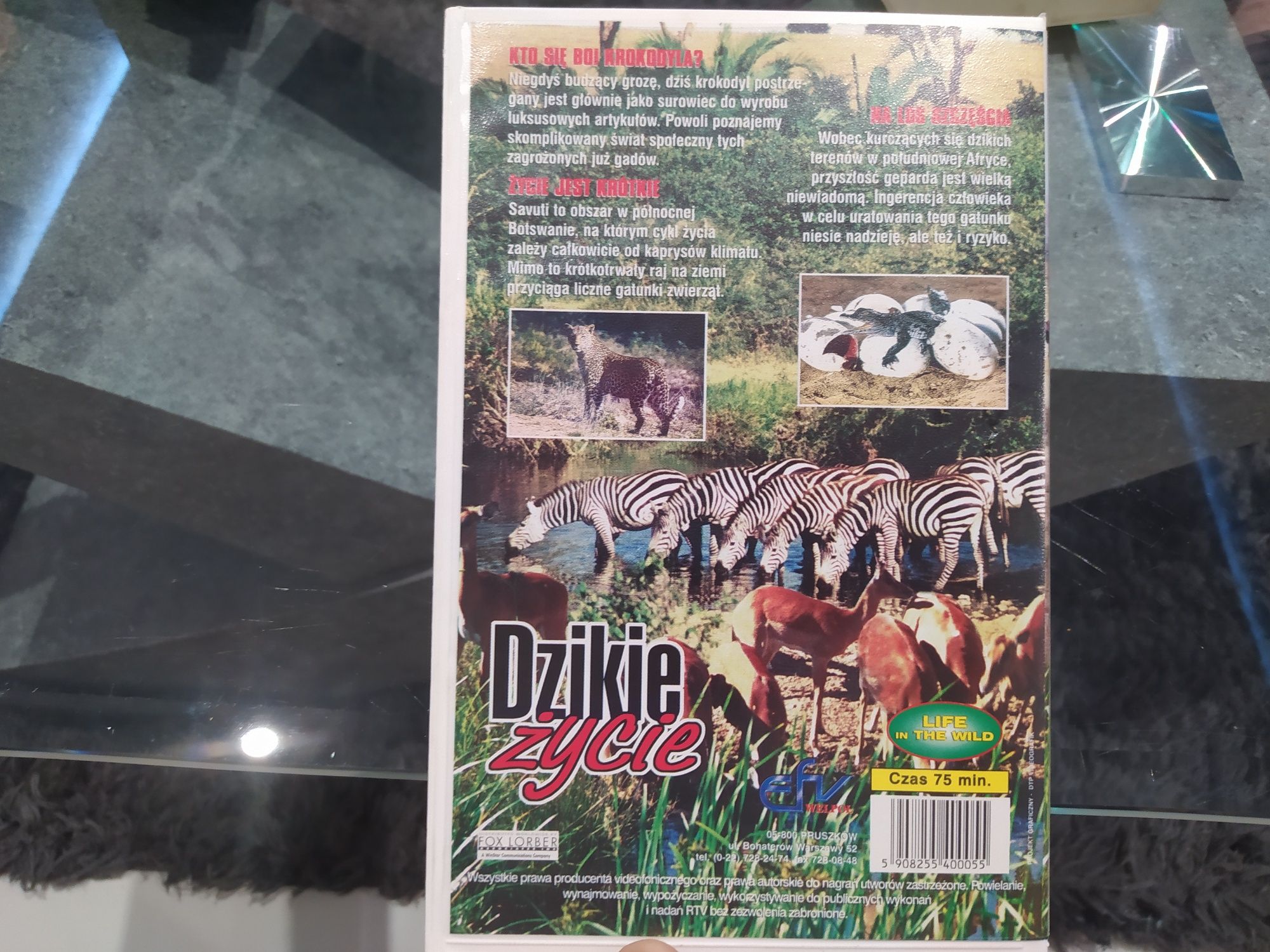 Dzikie Życie VHS Kaseta Film Przyrodniczy