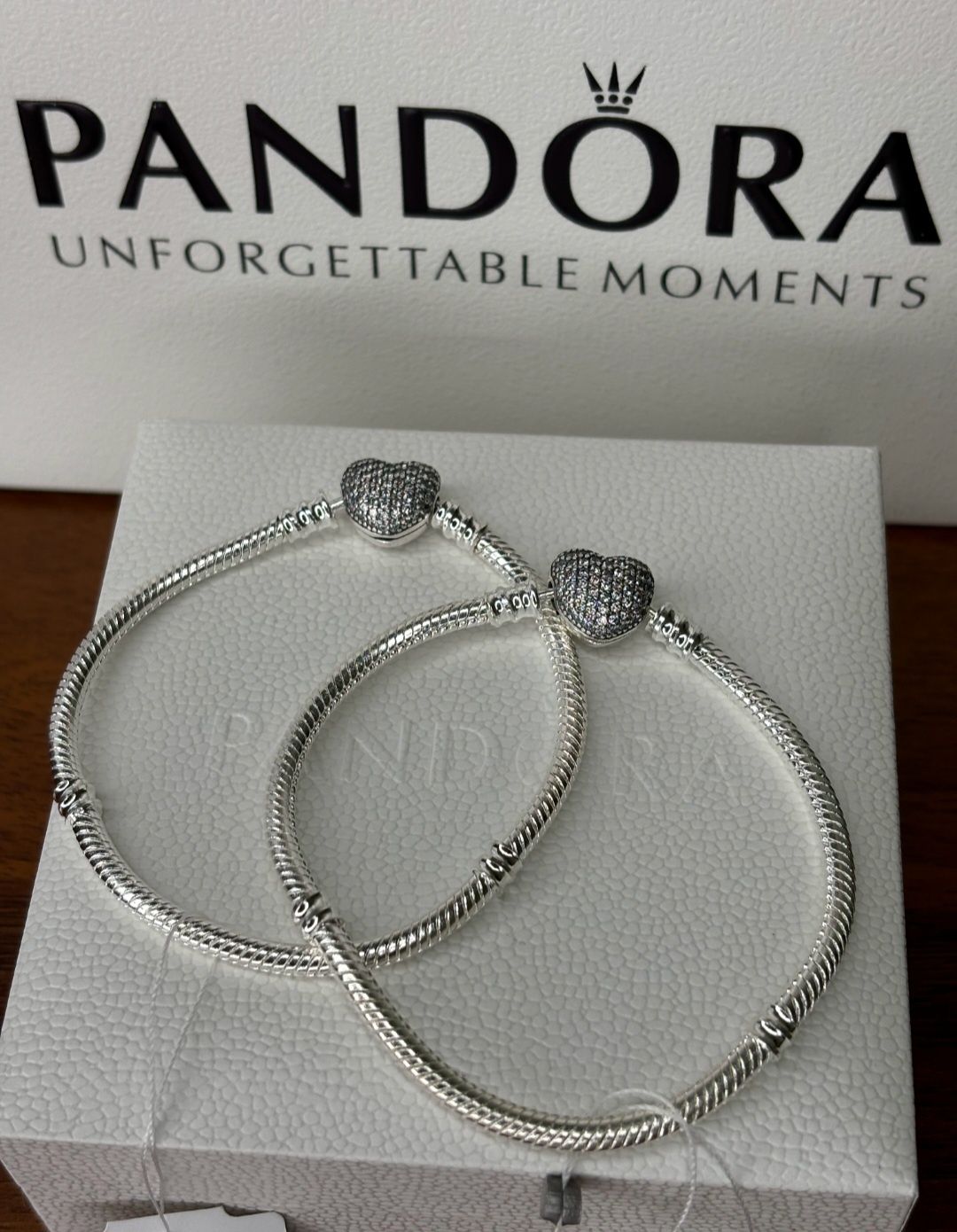 Браслет Pandora з застібкою серце Бирка Гарантія 30 днів S925 ALE