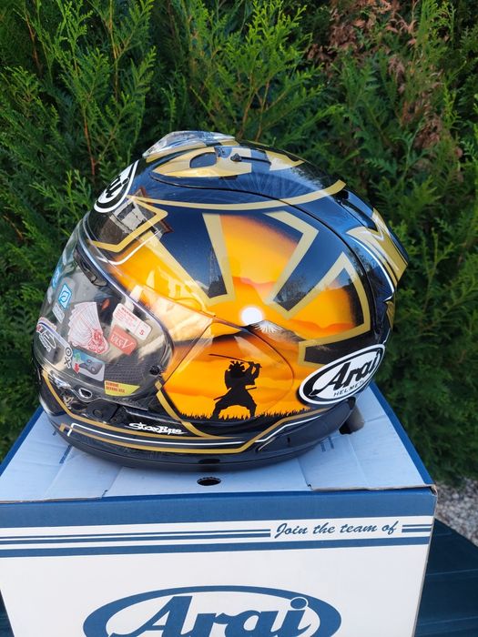 Capacete Arai Rx7v Spirt Gold