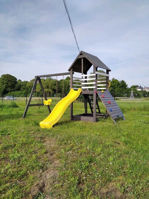 Place zabaw Maja cały zestaw ślizg + huśtawki Zapraszamy