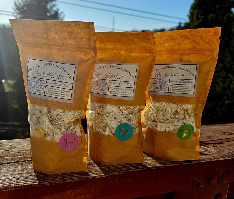 Sól Niedzielki - SÓL DO KĄPIELI ZIOŁOWYCH ciała i stóp