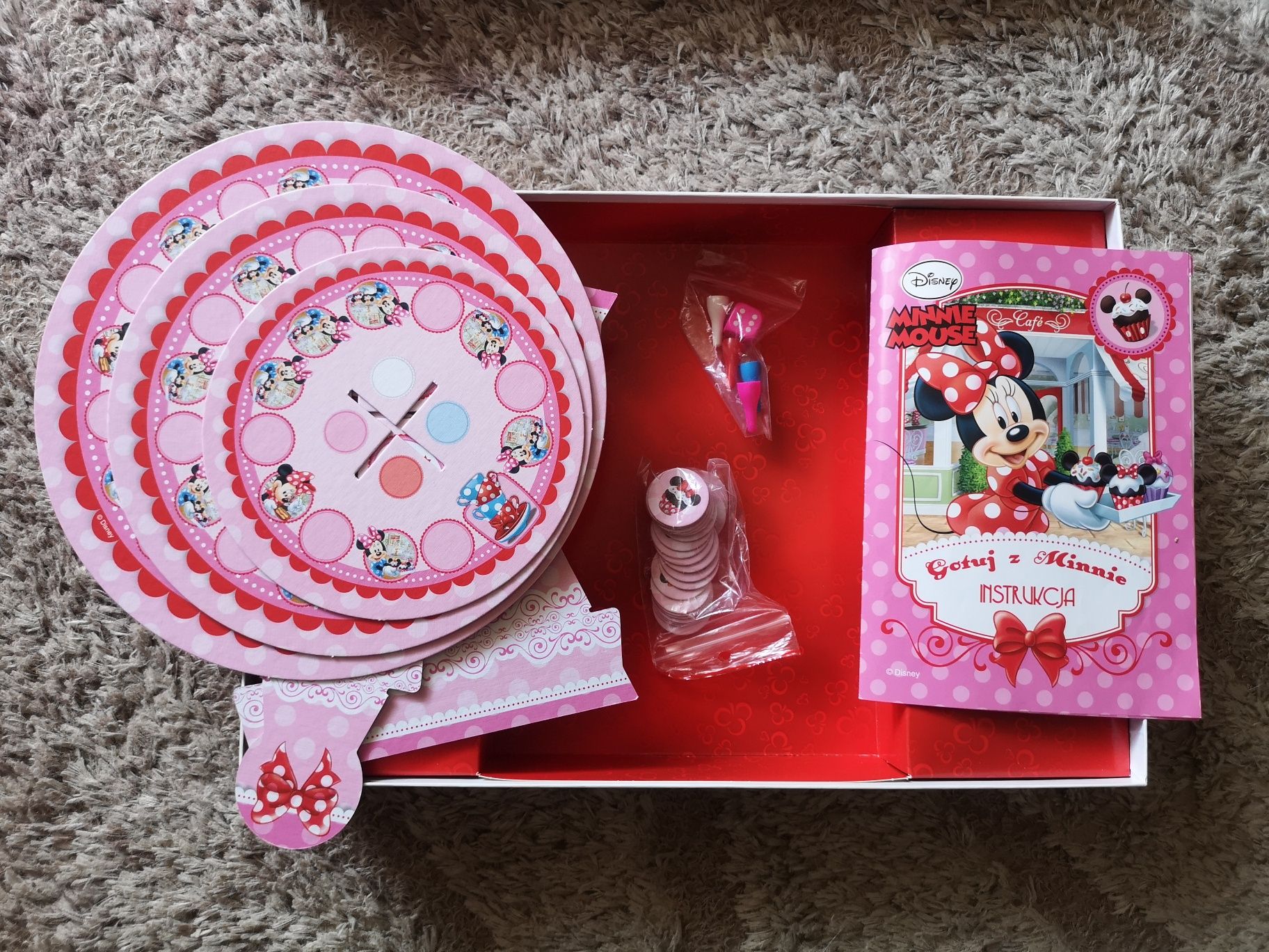 Gra planszowa Minnie Mouse diselney gotuj z Minnie gra kulinarna