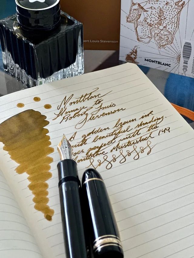 Комплект блокнот і чорнила Montblanc Homage to Robert Louis Stevenson