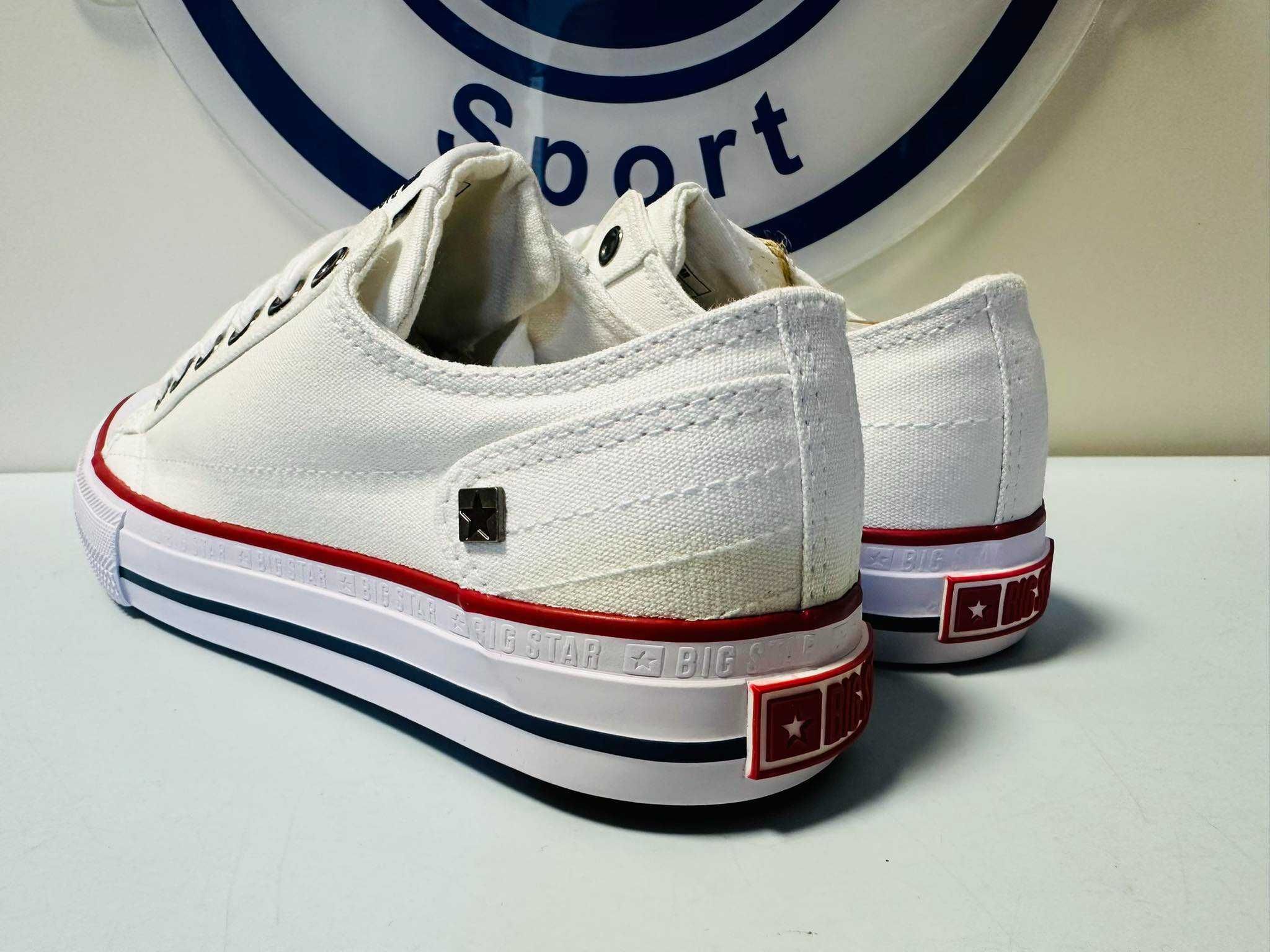 Big Star trampki klasyczne białe 39 - 41  DD274336
