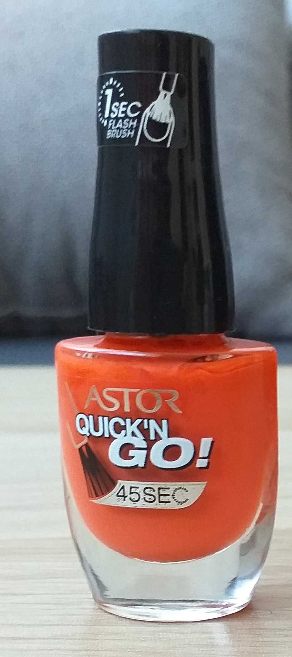 Szybkoschnący lakier do paznokci ASTOR Quick'n Go 45 sec 323