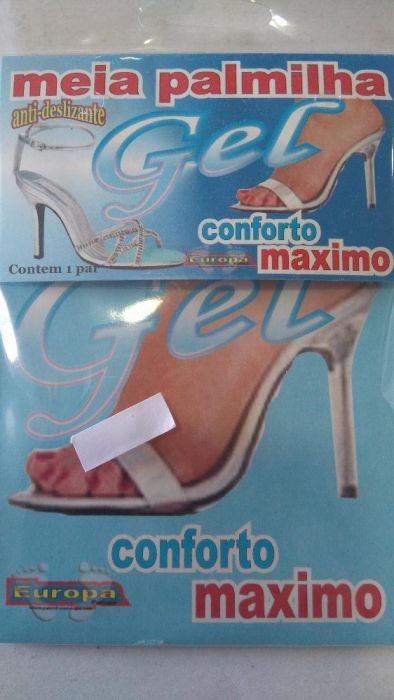 Palmilhas de gel parte da frente