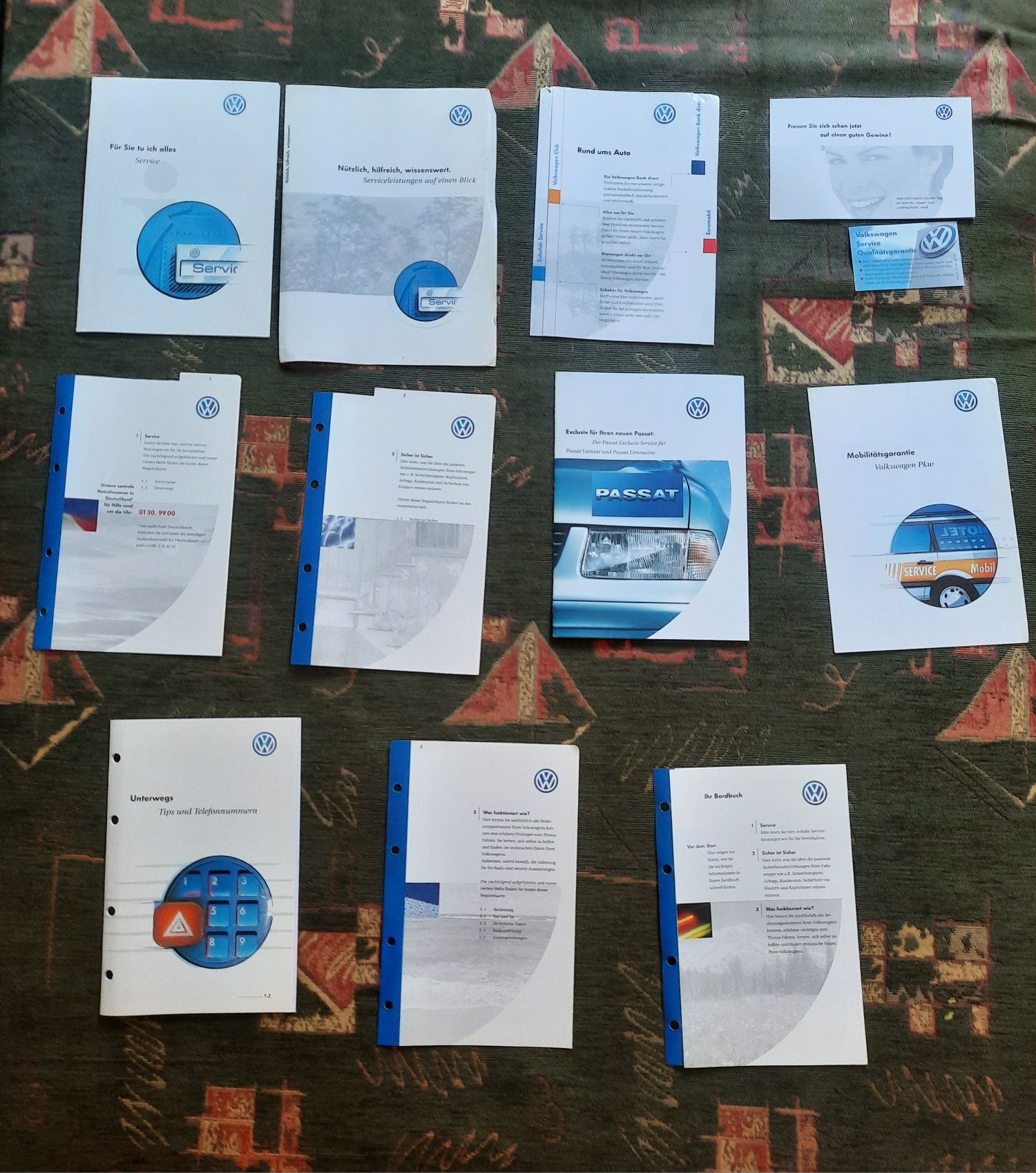 Segregator instrukcja obsługi do Volkswagen Passat po niemiecku