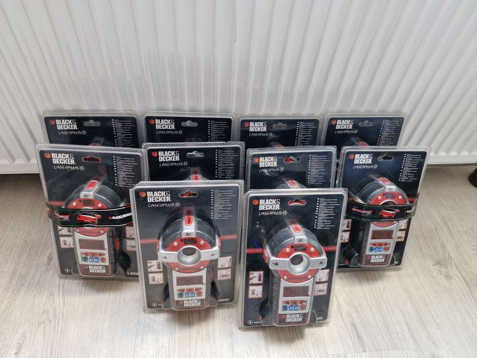 Poziomica laserowa Black&Decker BDL500M zestaw 10 szt nowe