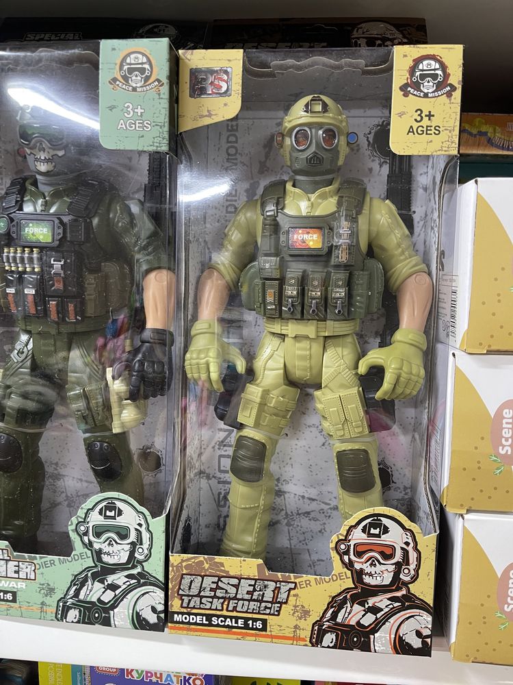 Большой военный солдат 30 см кукла игрушка
