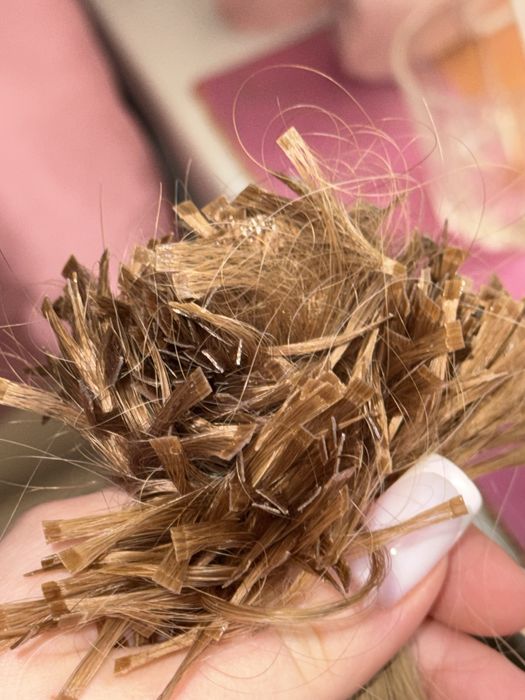 Блонд волосы омбре