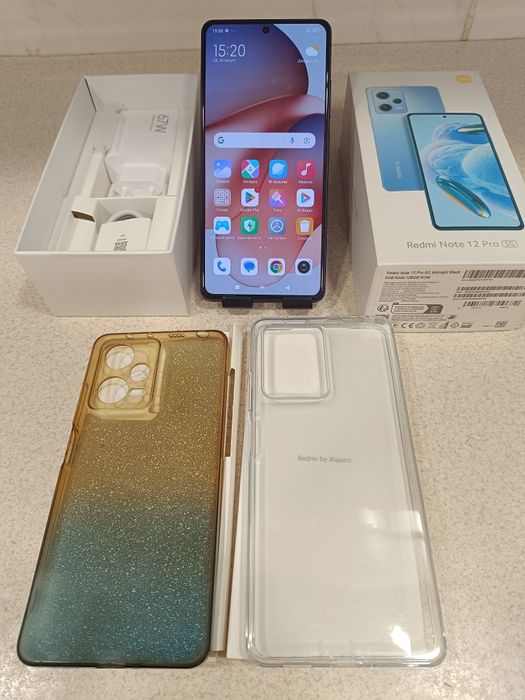 ИГРОВОЙ Xiaomi redmi note 12pro 5G, память 6+6-128гиг как новый.