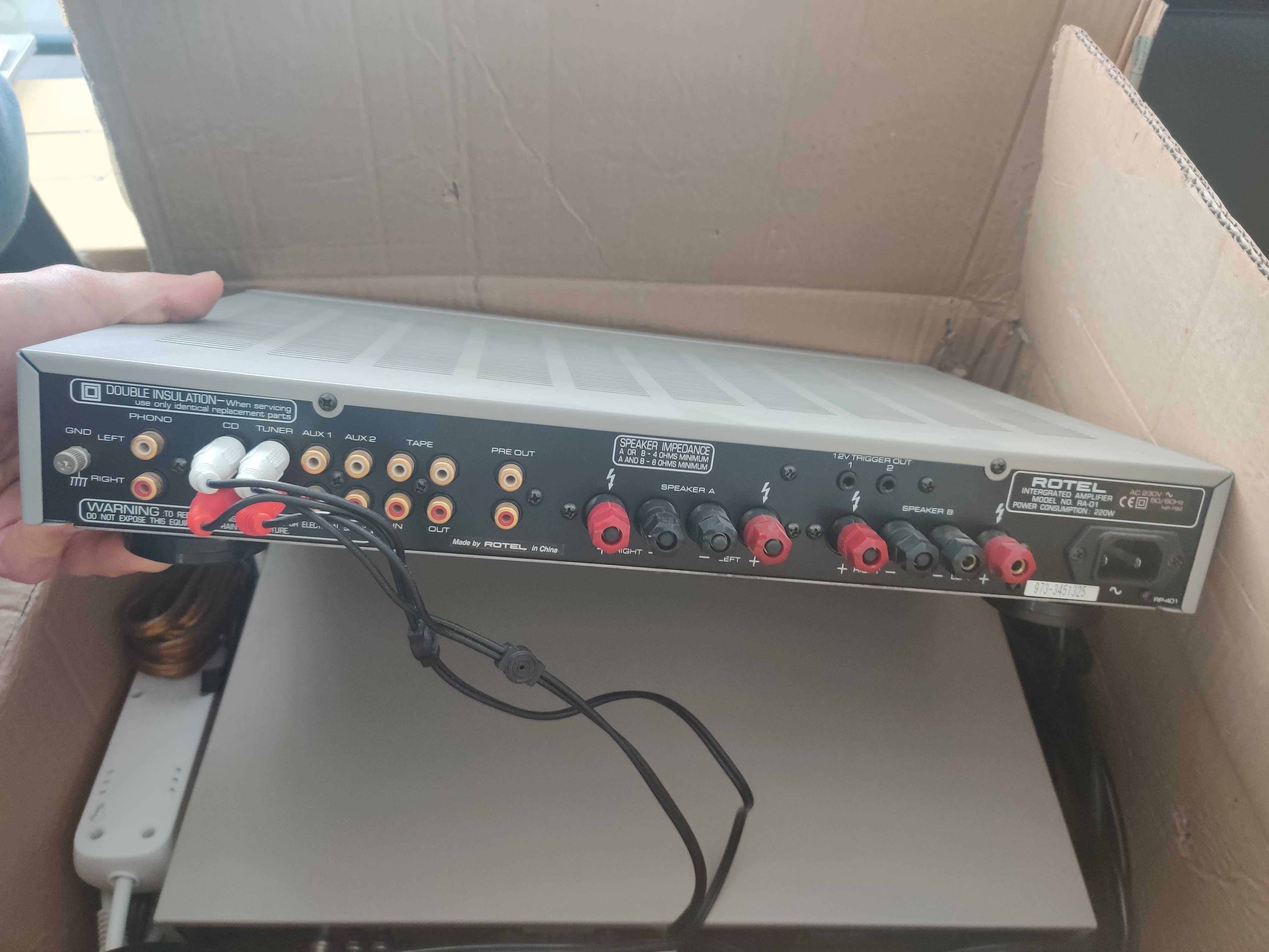 Rotel zestaw hi-end hi-fi jak nowy