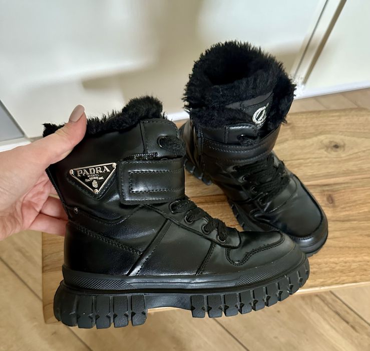 Зимові черевики Clibee на дівчинку 35 ботінки чоботи чобітки сапожки