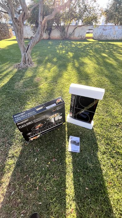 Placa de inducao dupla portatil