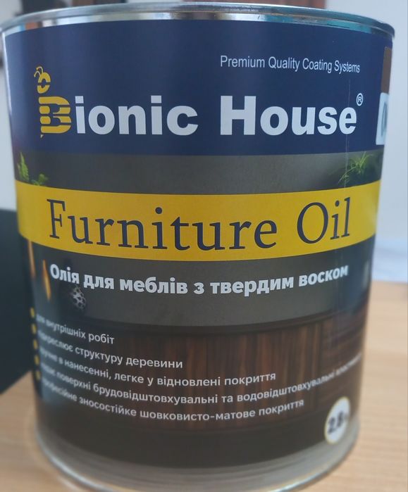 Олія для меблів Bionic House Масло воск Олія віск
