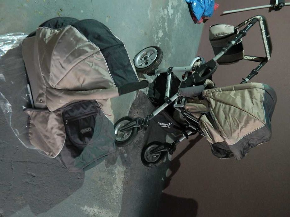 wózek Tako jumper X 2w1 gondola i spacerówka cały komplet warto ładny