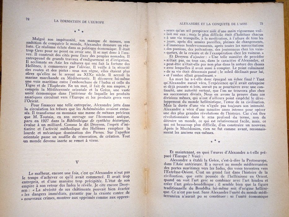 L'Hellénisme et Le Génie Européen - La Formation de LÉurope