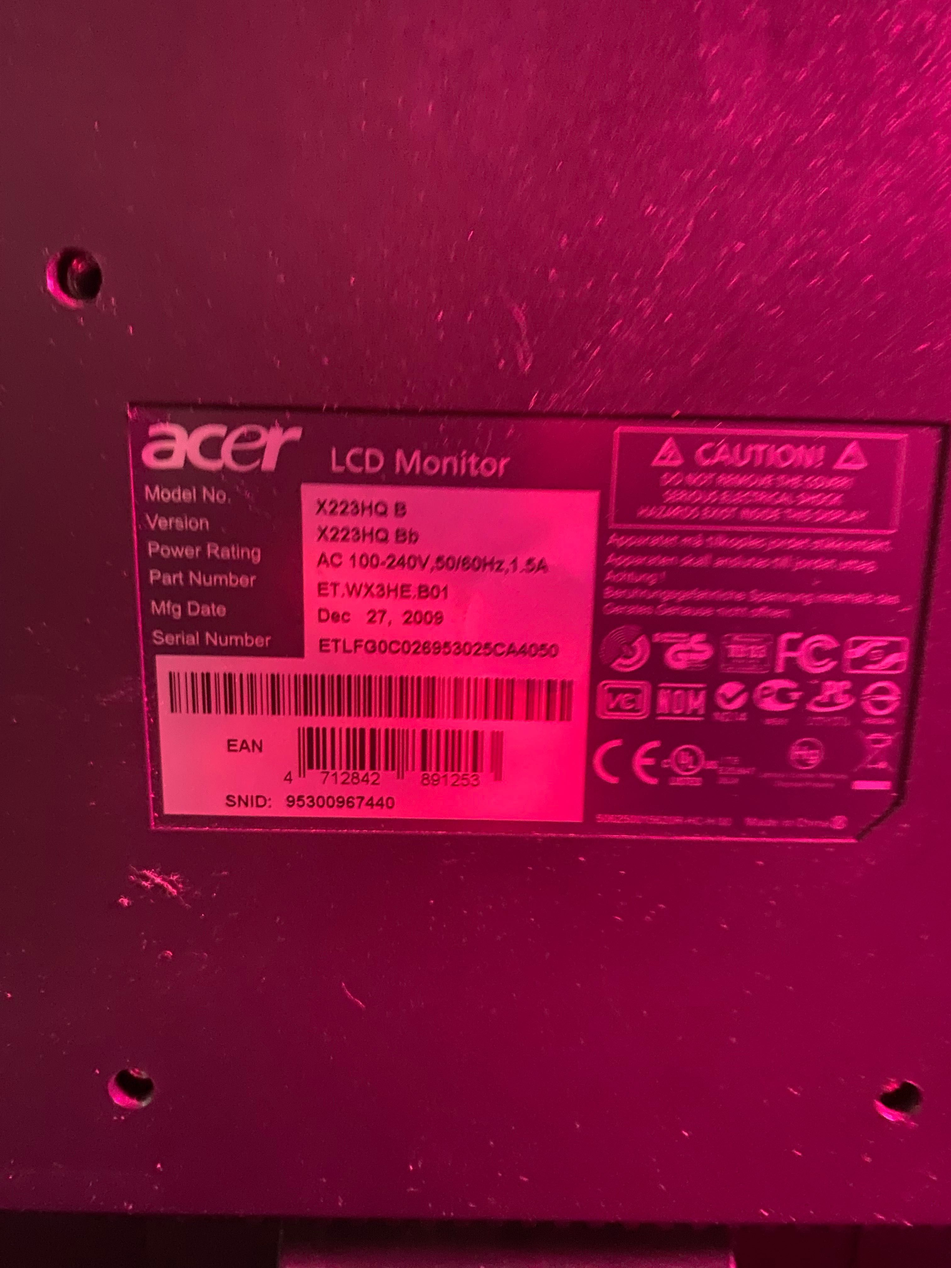 Monitor acer barato