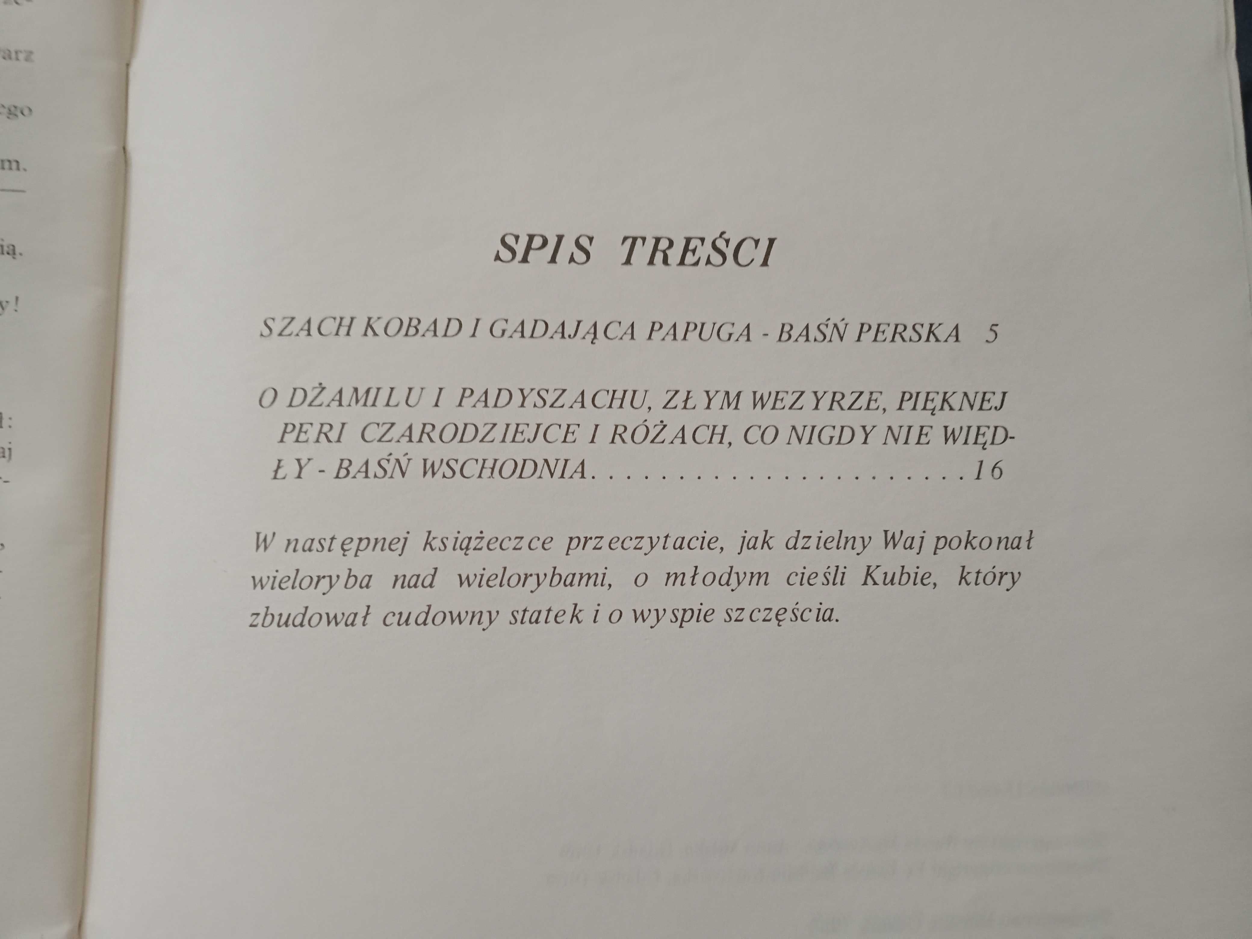 Szach Kobad i gadająca papuga. Baśnie z dalekich mórz i oceanów Milska