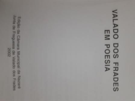 Conjunto livros sobre Valado dos Frades