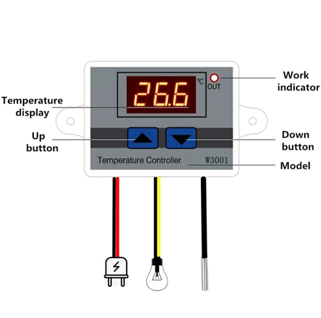 Termostato controlar de temperatura - NOVOS