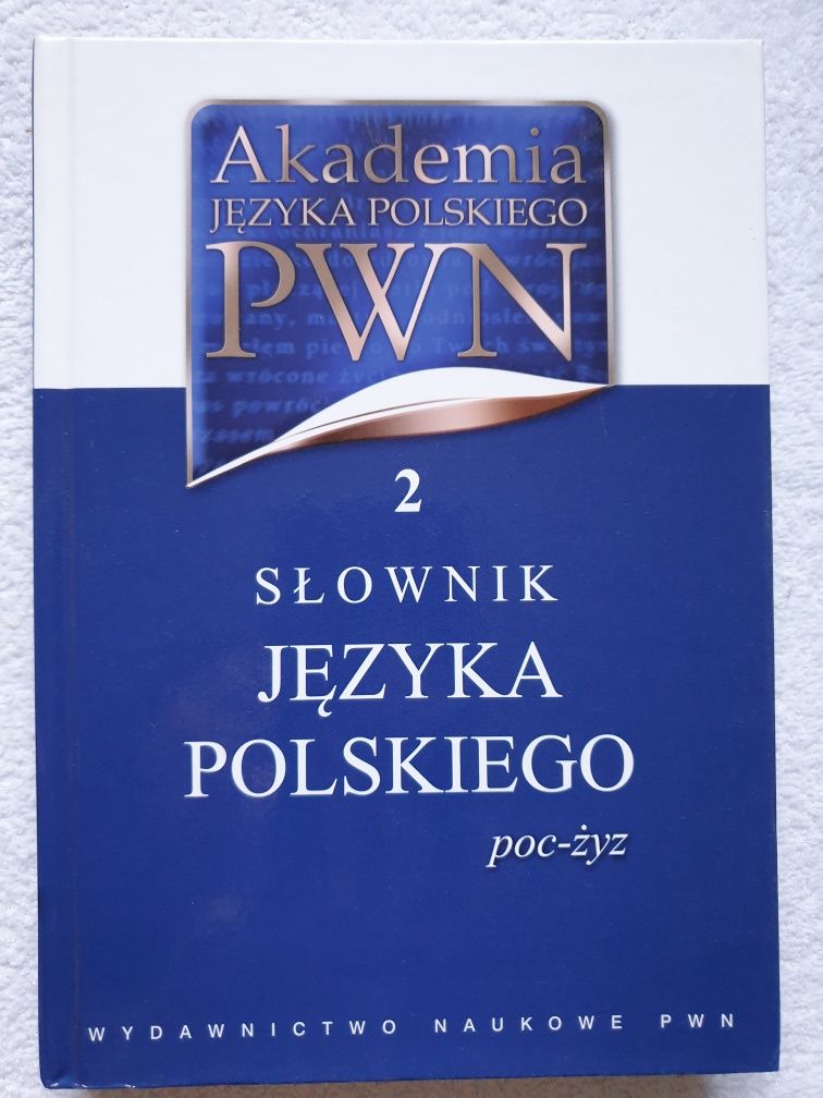 Słownik Języka Polskiego tom I i II Akademia Języka Polskiego PWN