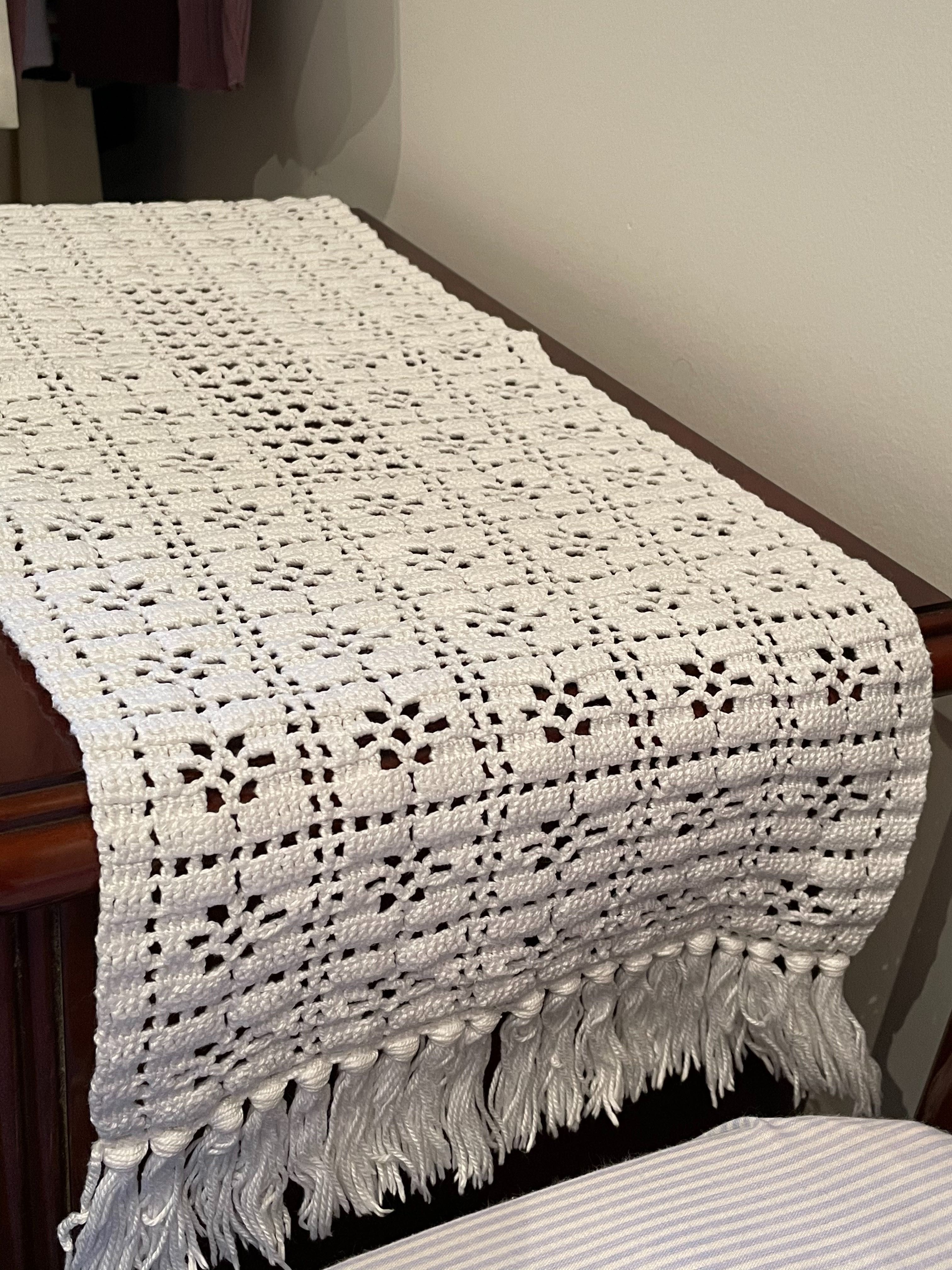 Conjunto de naperons de renda