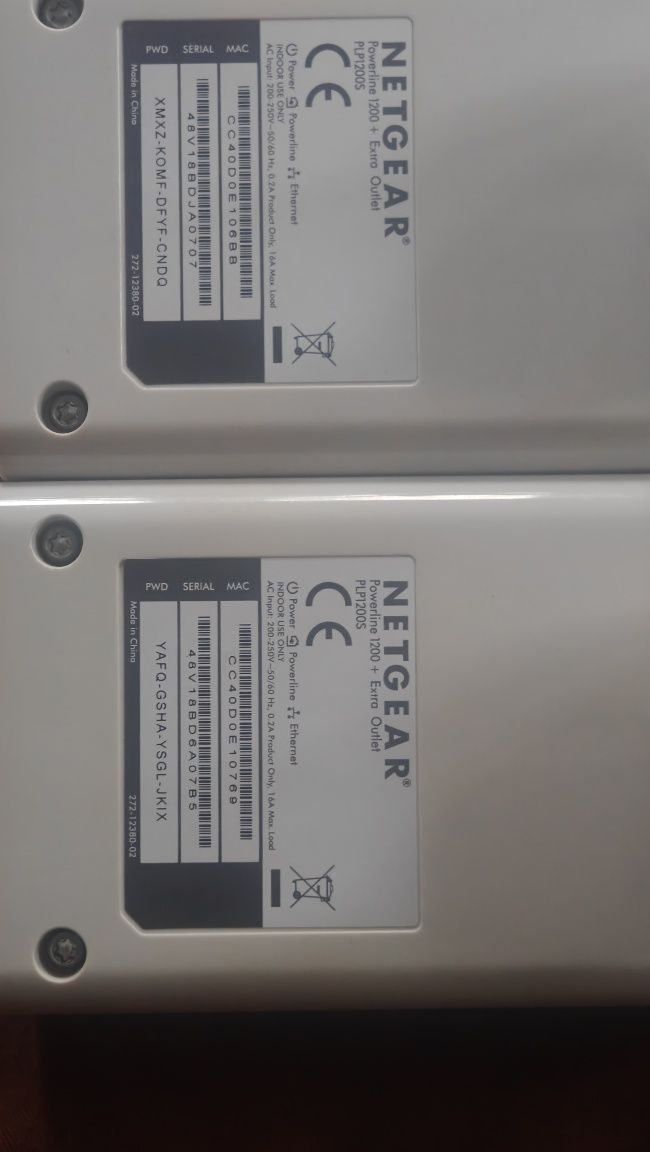 Powerline transmiter sieciowy PLC Netgear 1200 PLP1200S