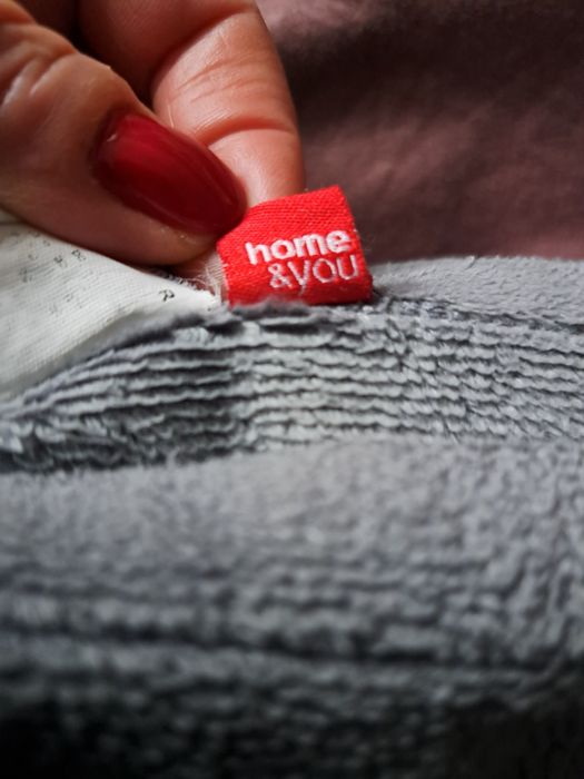 Kapa narzuta szara dwustronna Home&You 260x220