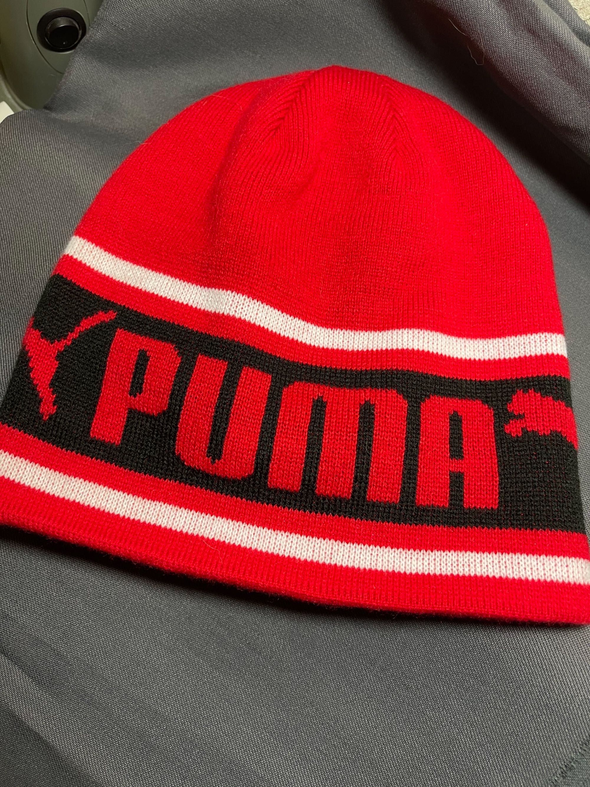 Двусторонняя шапка puma унисекс оригинал.