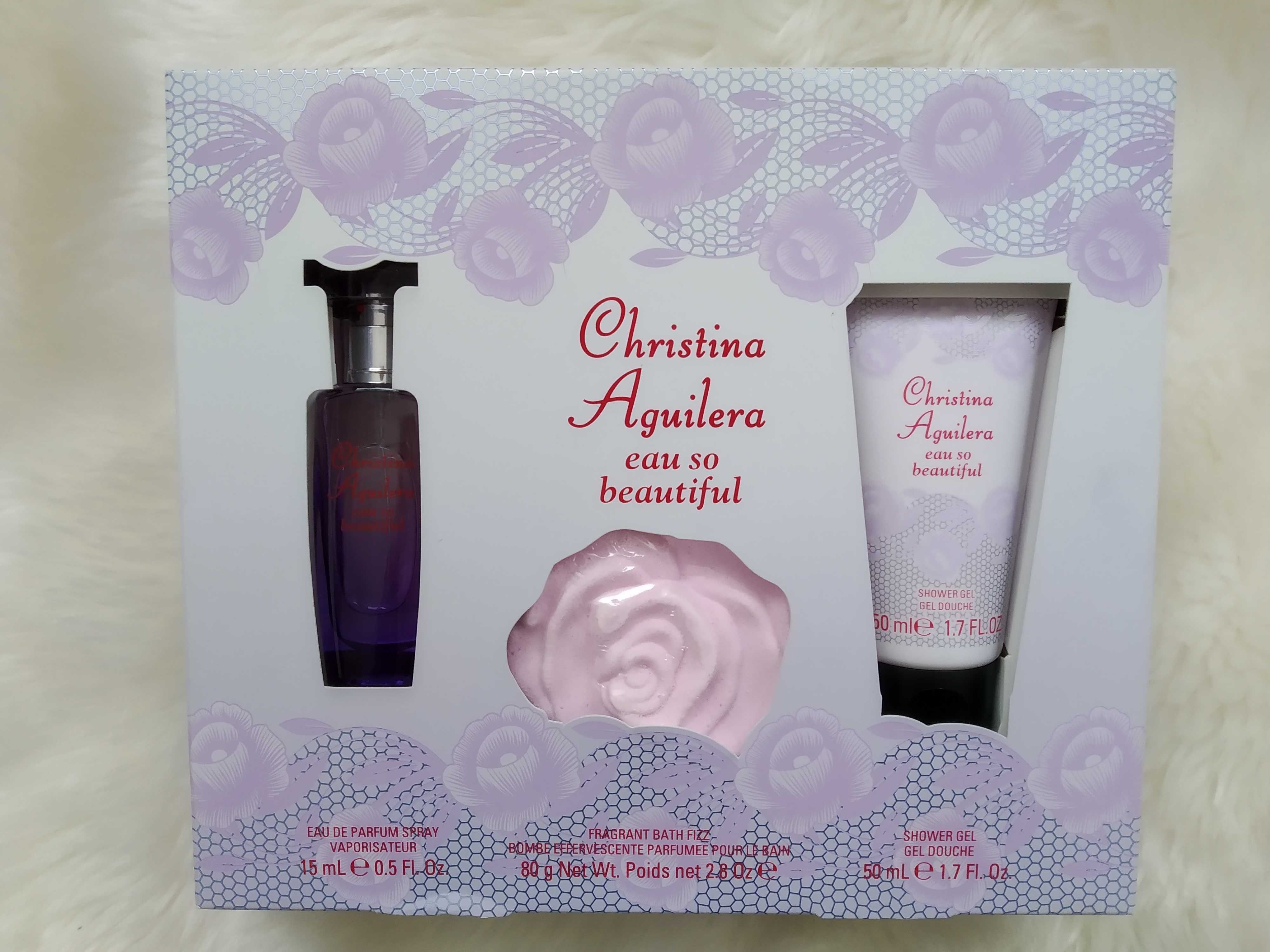 Christina Aquilera eau do beautiful, zestaw, nowy, oryginalny