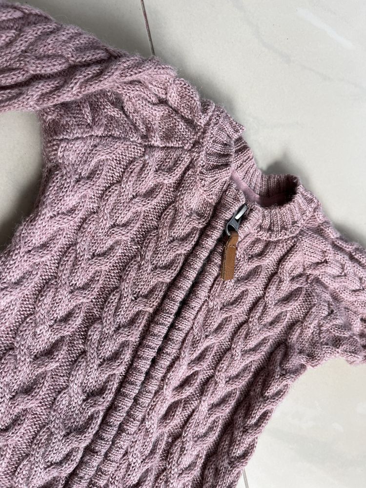 Kombinezon wełniany Name It 100% wełna 68 4-6 msc 74 80 zasuwany zip